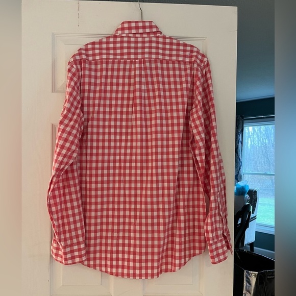 Johnnie-O Abner Hangin' Out Button Up Shirt in pink Gingham - Picture 2 of 3